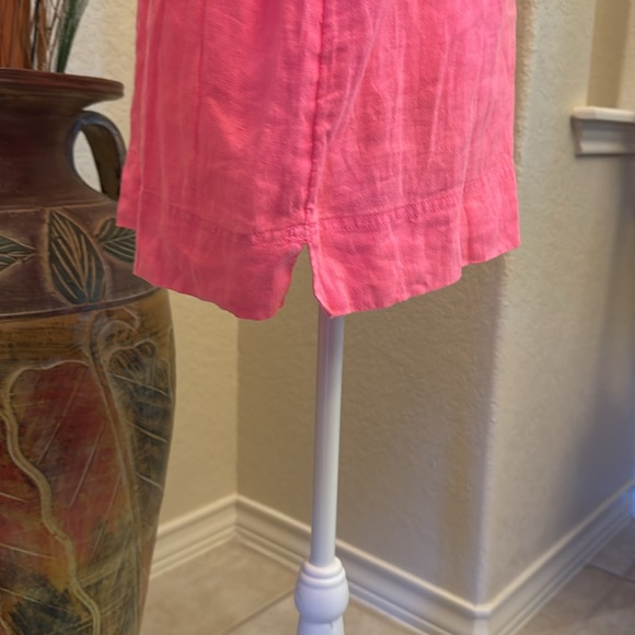 NWT- C&C California Linen Top in Hot Pink Women's size Medium - Picture 3 of 10